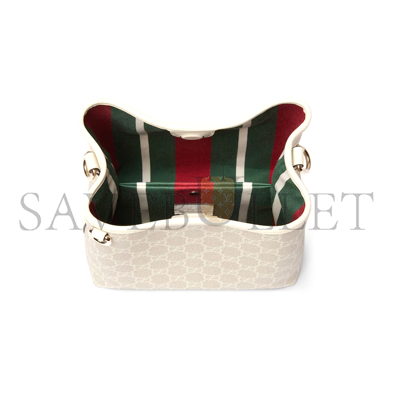 GUCCI GG EMBLEM SMALL BUCKET BAG 815118 (19*18*11cm)